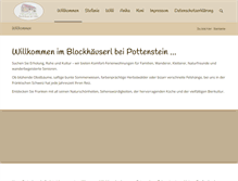 Tablet Screenshot of blockhaeuserl.de